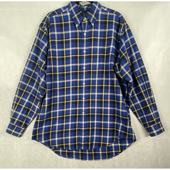 Lauren Ralph Lauren Other - Vintage Ralph Lauren Polo Blaire Shirt Mens M Plaid Flannel 100% Cotton‎ MINT!